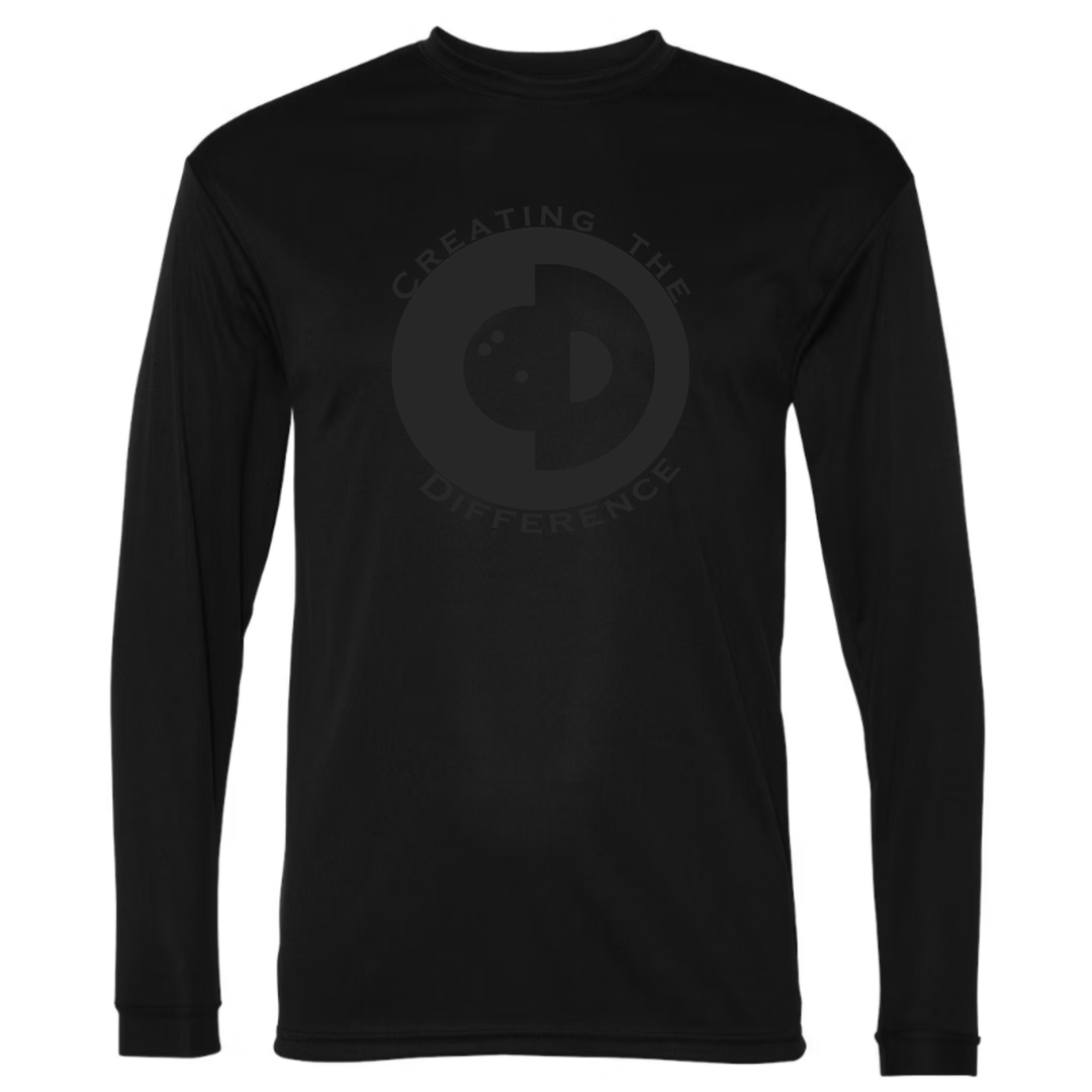 Black on Black Long Sleeve Shirt