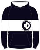 Tri-Stripe Black Hoodie