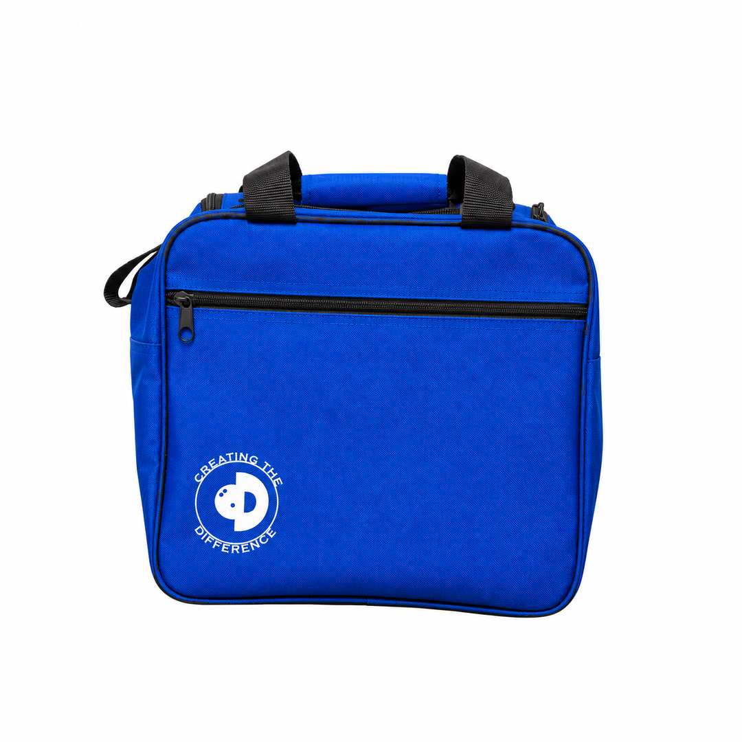 Single Ball Bowling Bag Blue