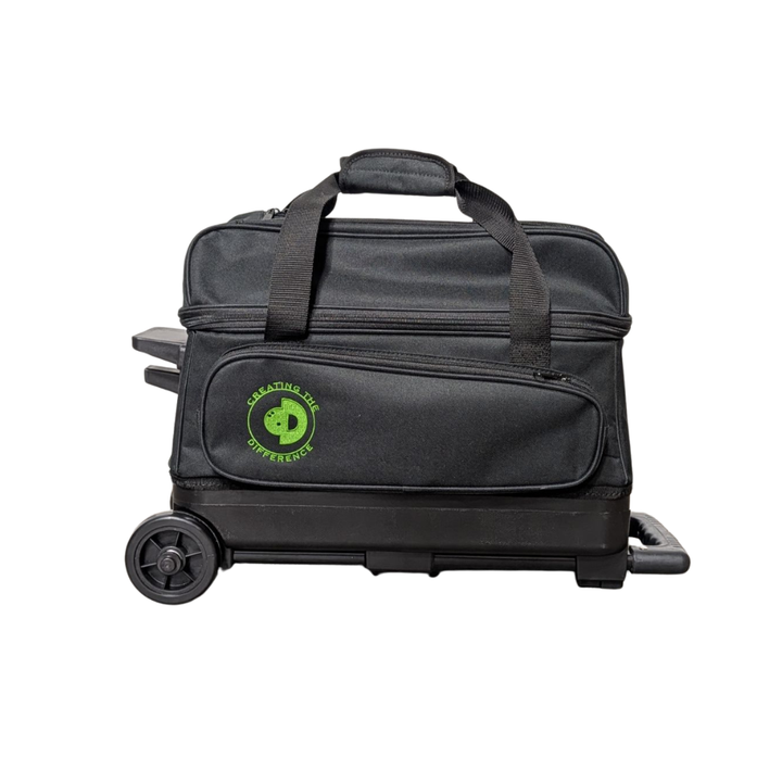 Double Roller Bowling Bag Black