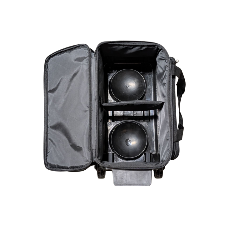 Double Roller Bowling Bag Black