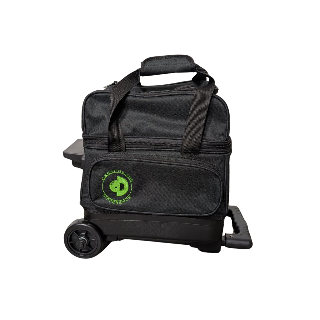 Single Ball Roller Bowling Bag Black