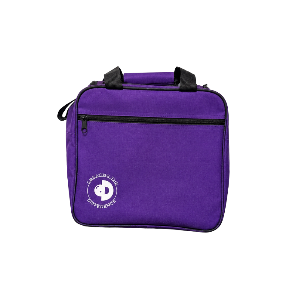 Single Ball Bowling Bag Purple