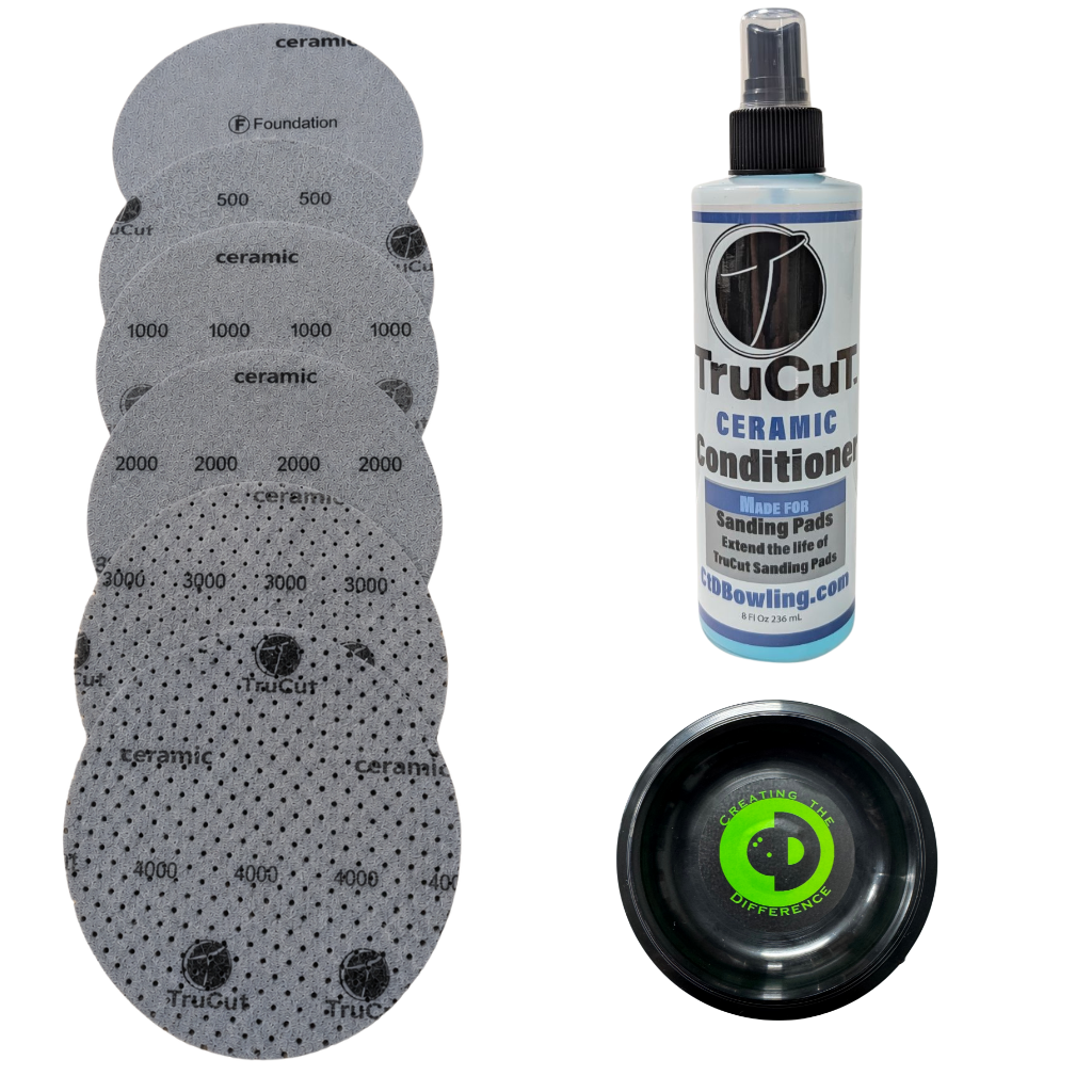 TruCuT Ceramic Sanding Pads and Ceramic Conditioner Kit