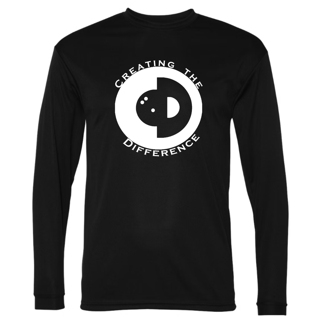 White CtD Logo Long Sleeve Shirt