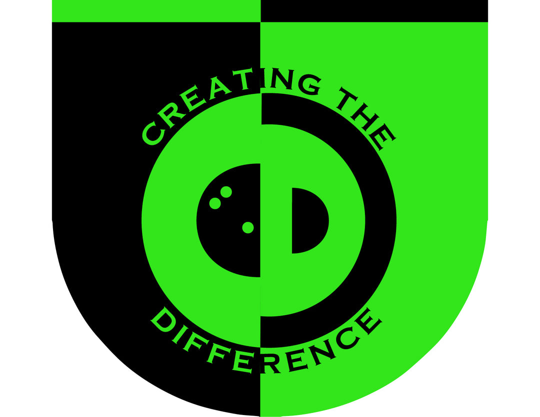 Split Green Bowling Ball Bag