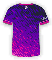 Purple Fleck with Pink Jersey