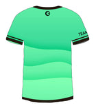Green Color Wave Jersey