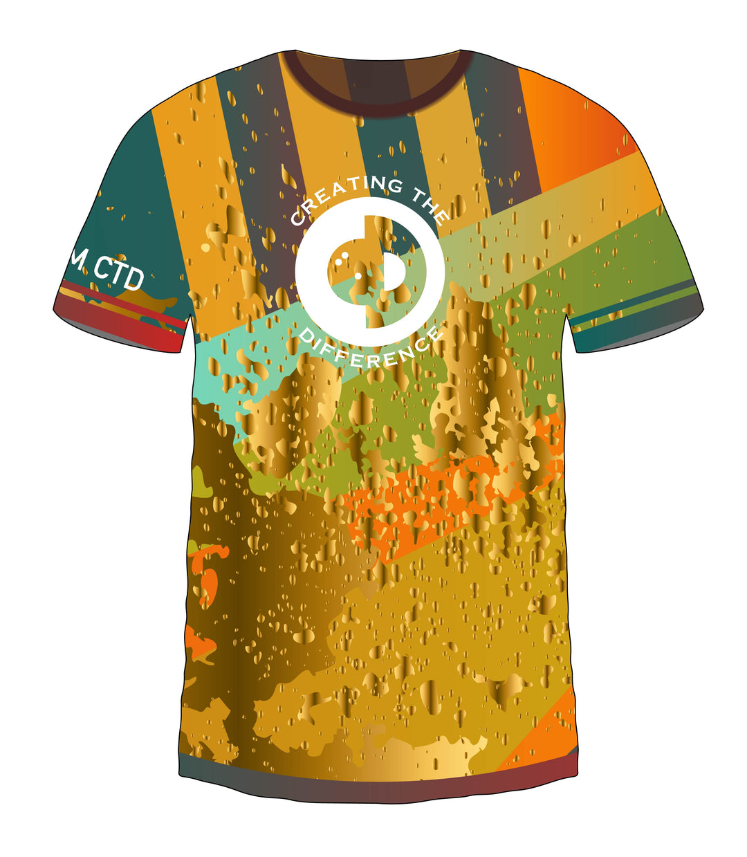 Splatter Style Gold 1 Jersey