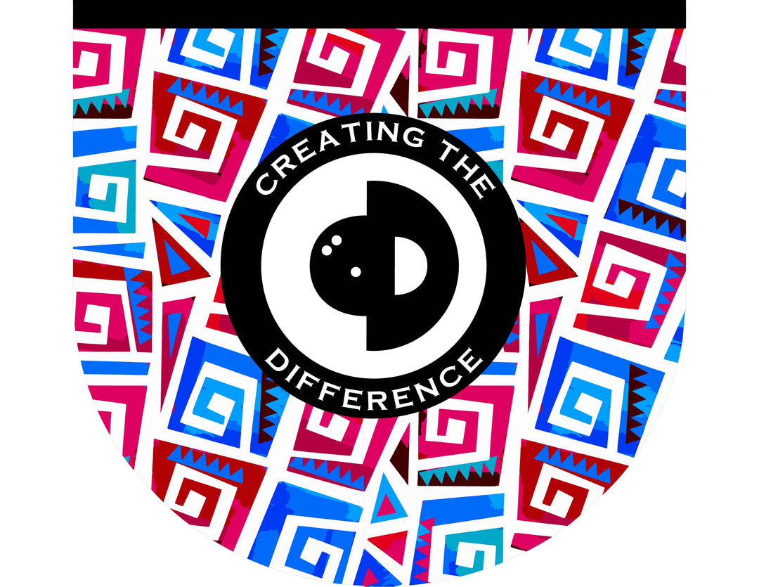 Spiral Print 2 Ball Bag