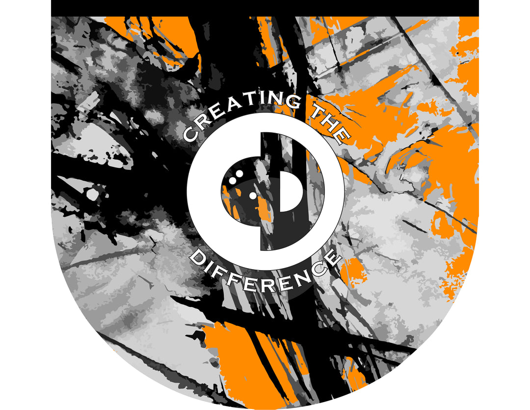 Sketch Orange Bowling Ball Bag