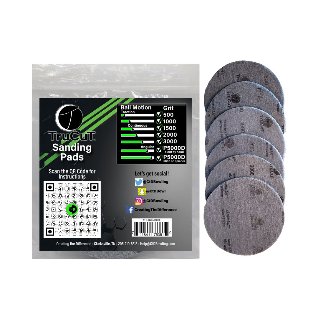 TruCut Sanding Pads | 6 Pack Standard